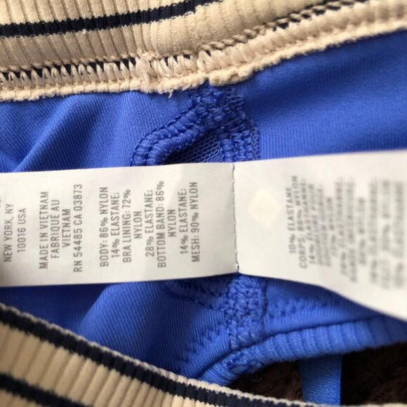 Offline By Aerie Medium Support Striped Sports Bra Blue Size S/P NWT - Picture 8 of 8